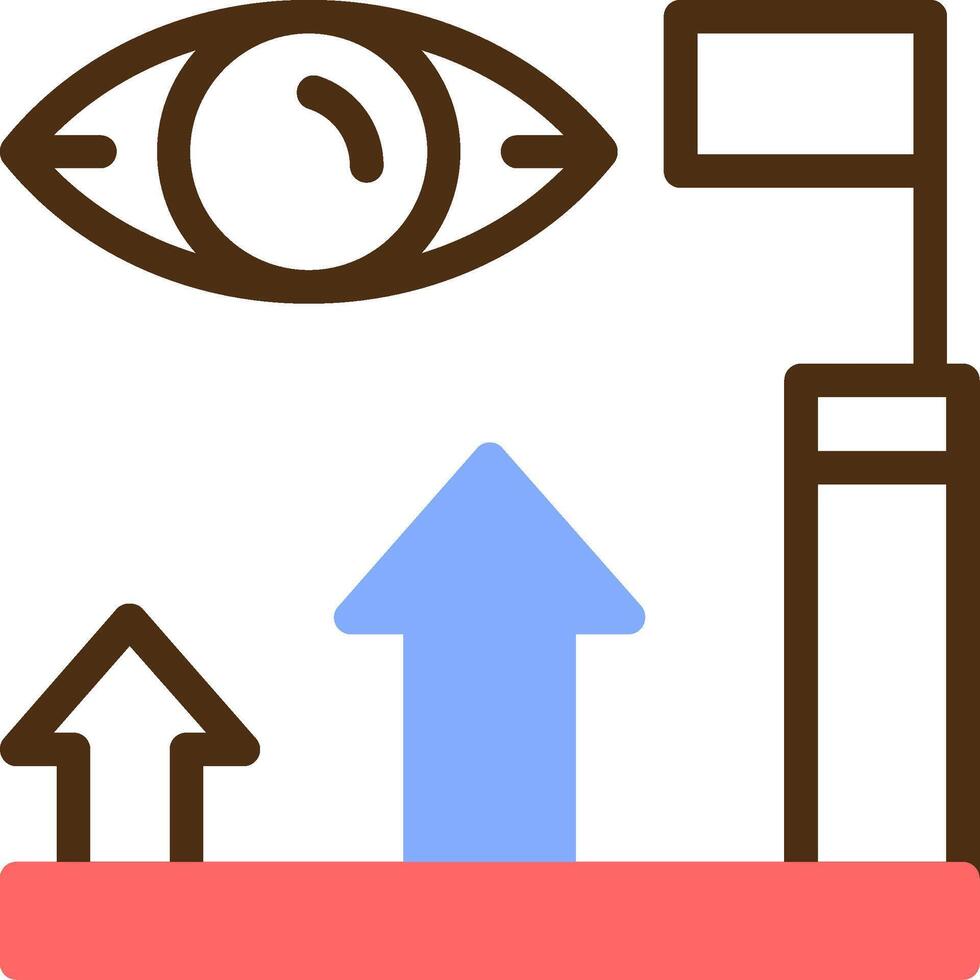 Vision Verve Color Filled Icon vector
