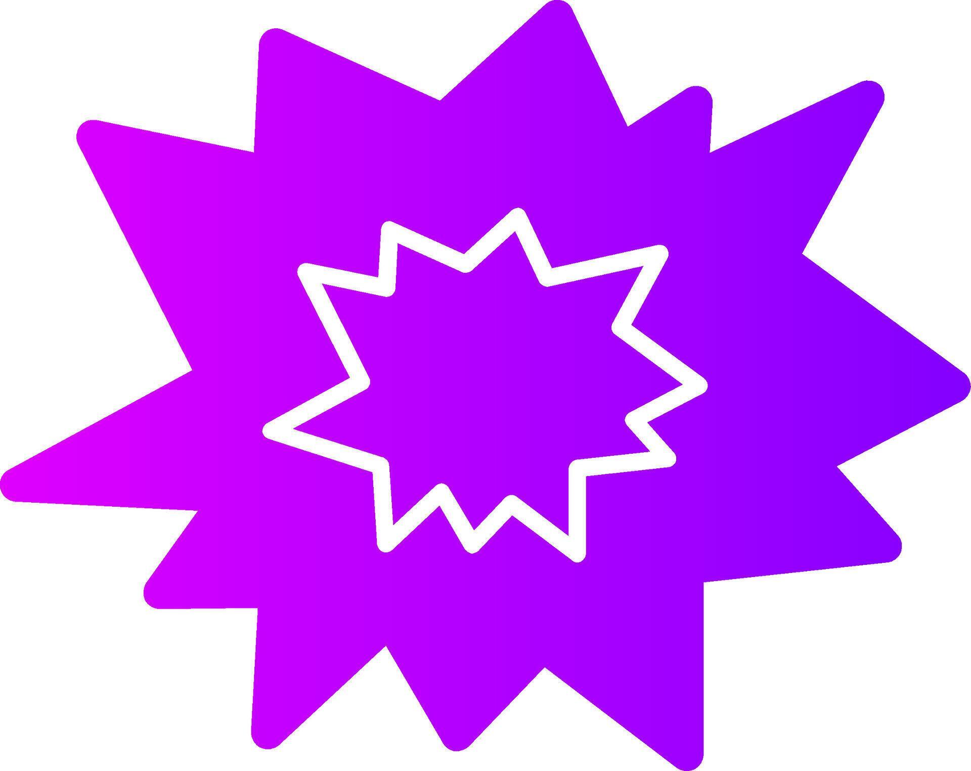 Bold Burst Solid Multi Gradient Icon 40945684 Vector Art at Vecteezy