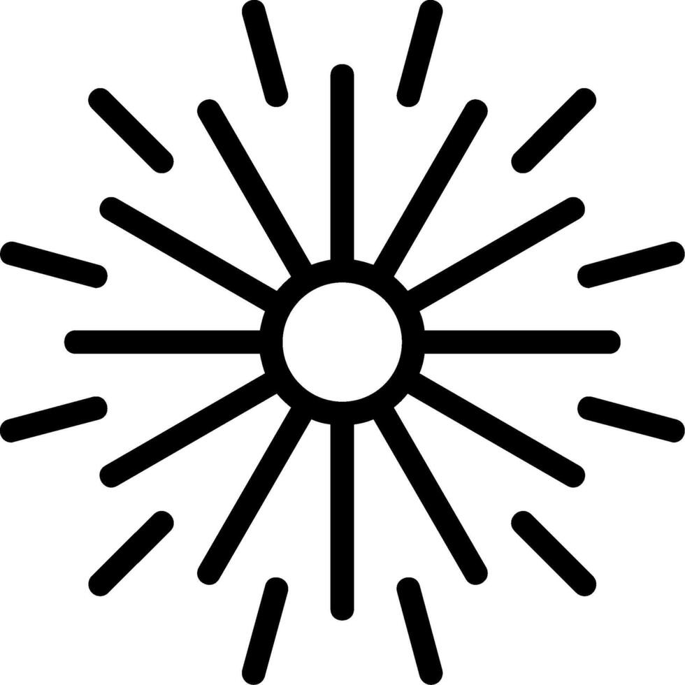 Spark Soar Line Icon vector