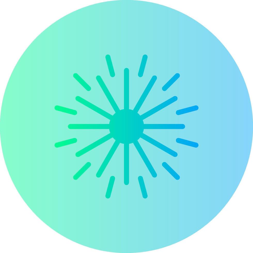 Spark Soar Gradient Circle Icon vector