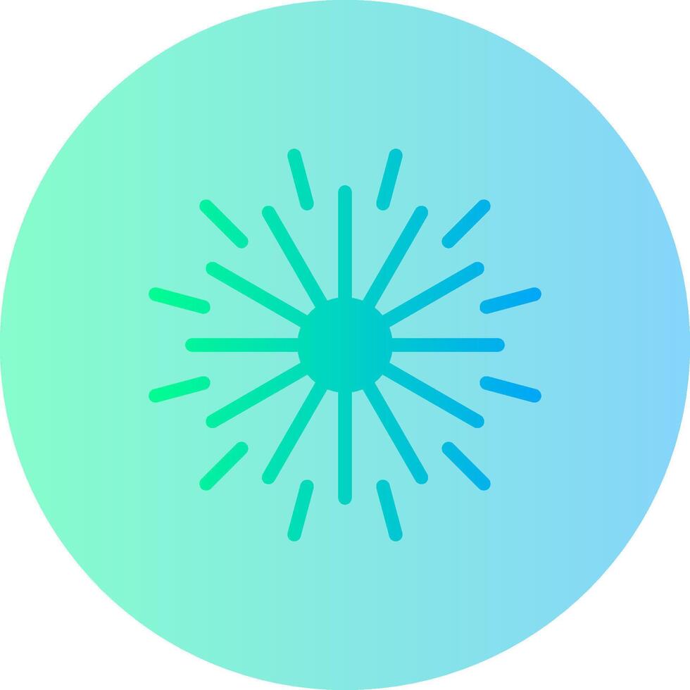 Spark Soar Gradient Circle Icon vector