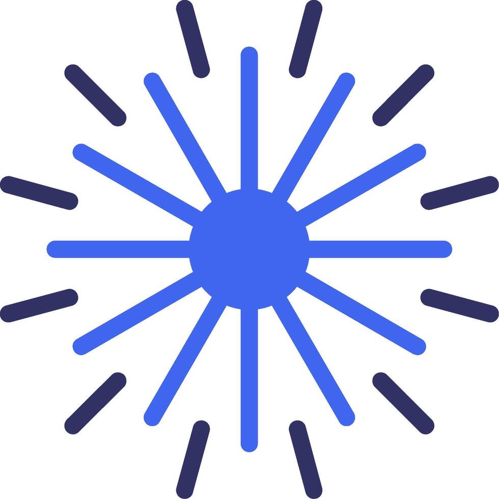 Spark Soar Solid Two Color Icon vector