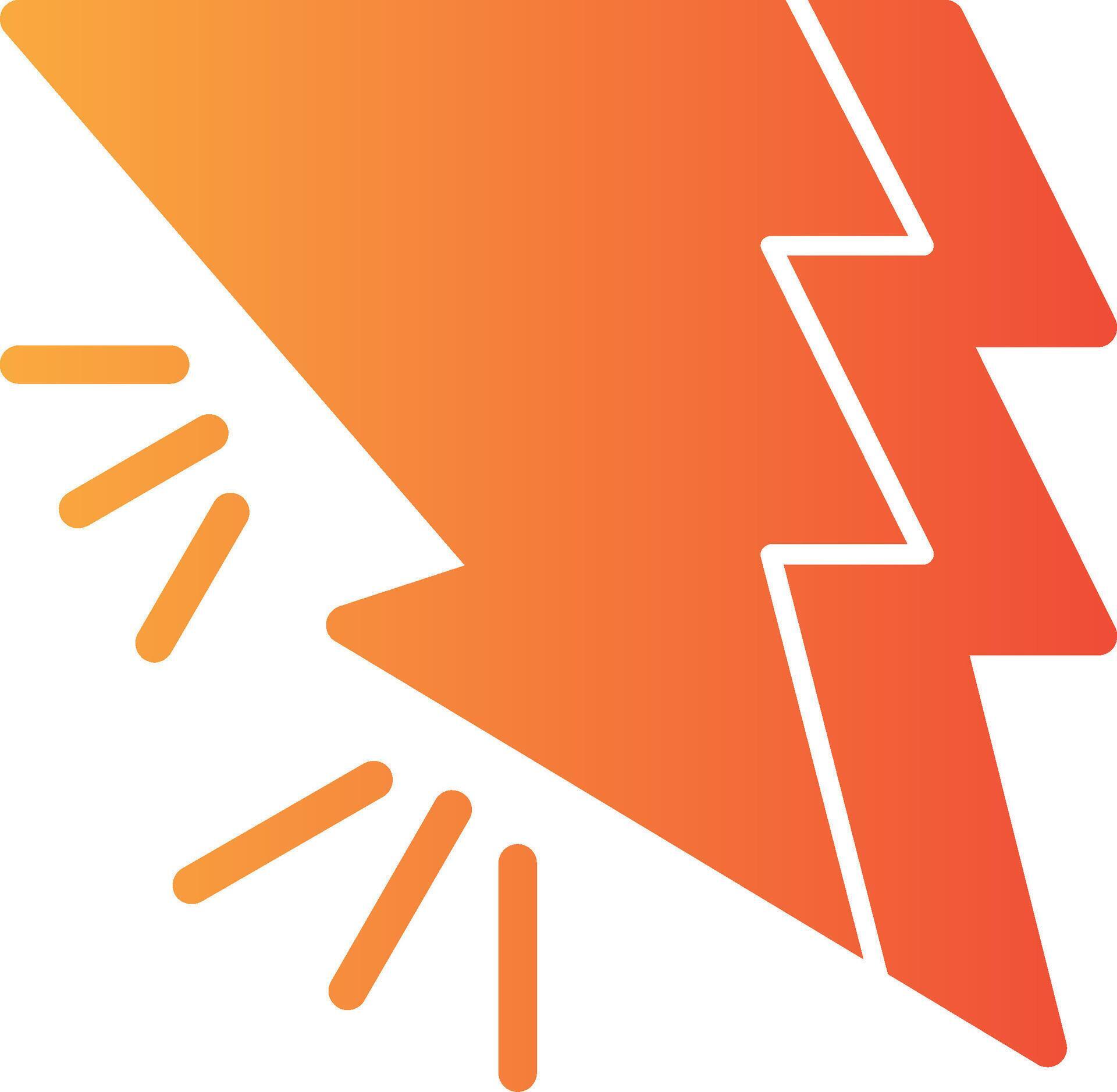 Bold Bolt Solid Multi Gradient Icon 40945919 Vector Art at Vecteezy
