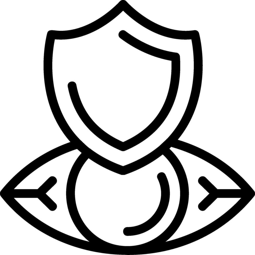 Vision Vanguard Line Icon vector