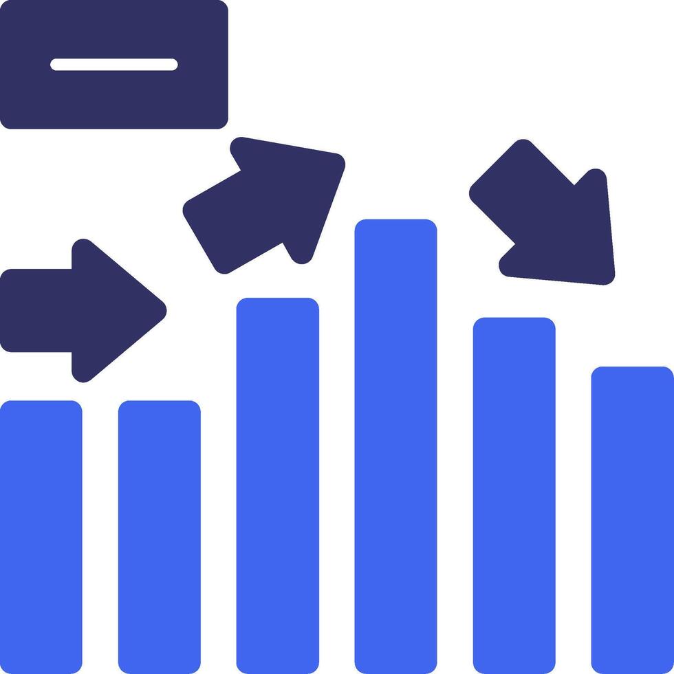 Thrive Thrust Solid Two Color Icon vector