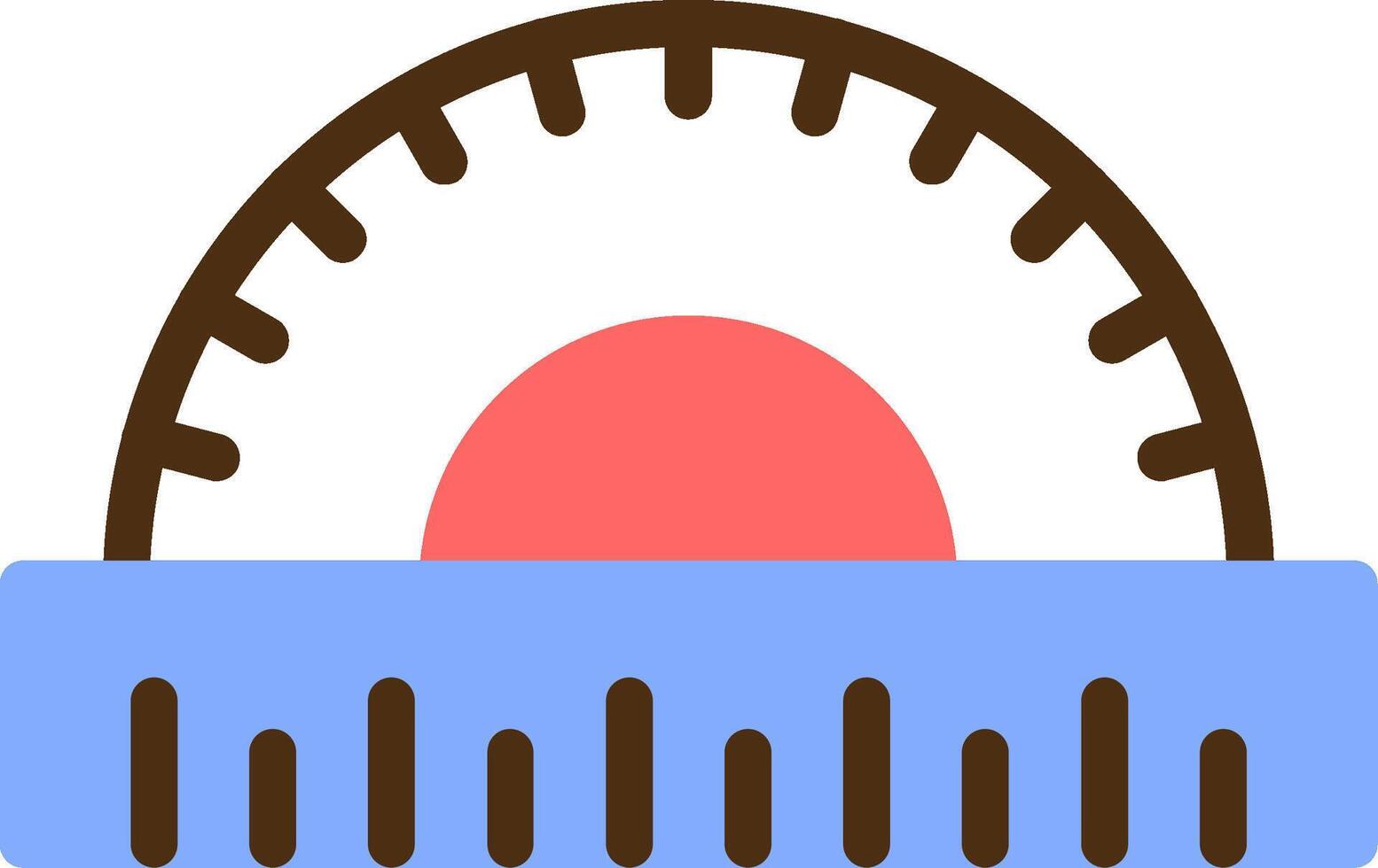Scale Color Filled Icon vector