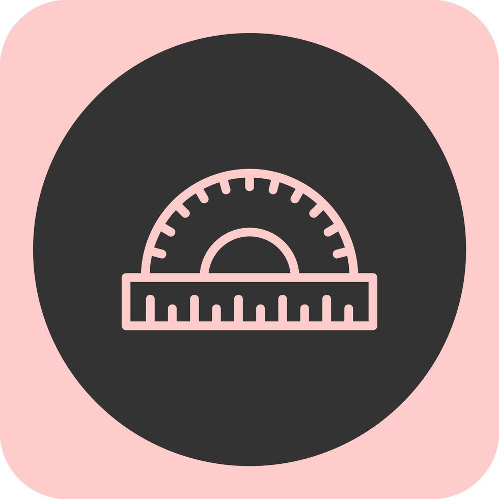 Scale Linear Round Icon vector