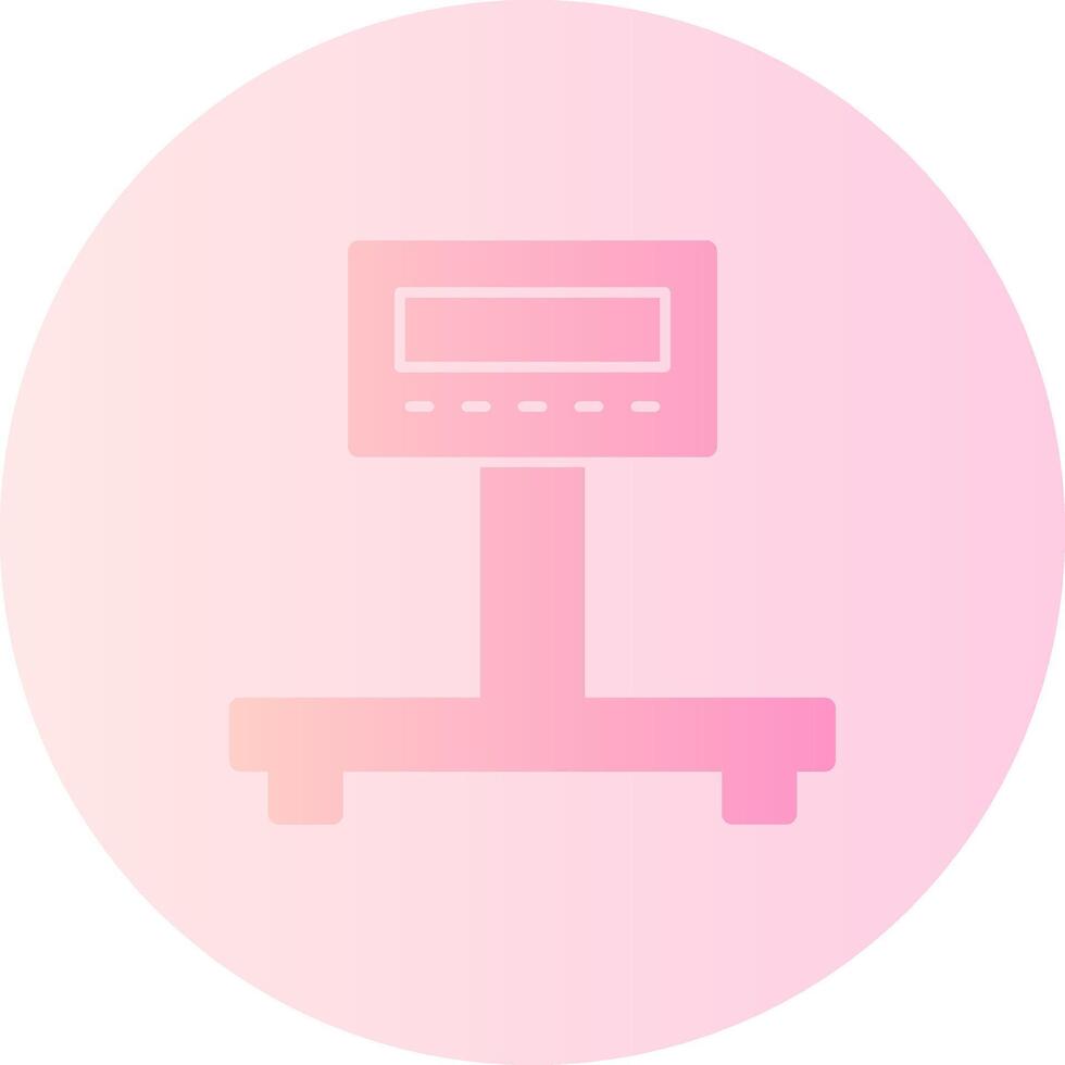 Industrial Scale Gradient Circle Icon vector