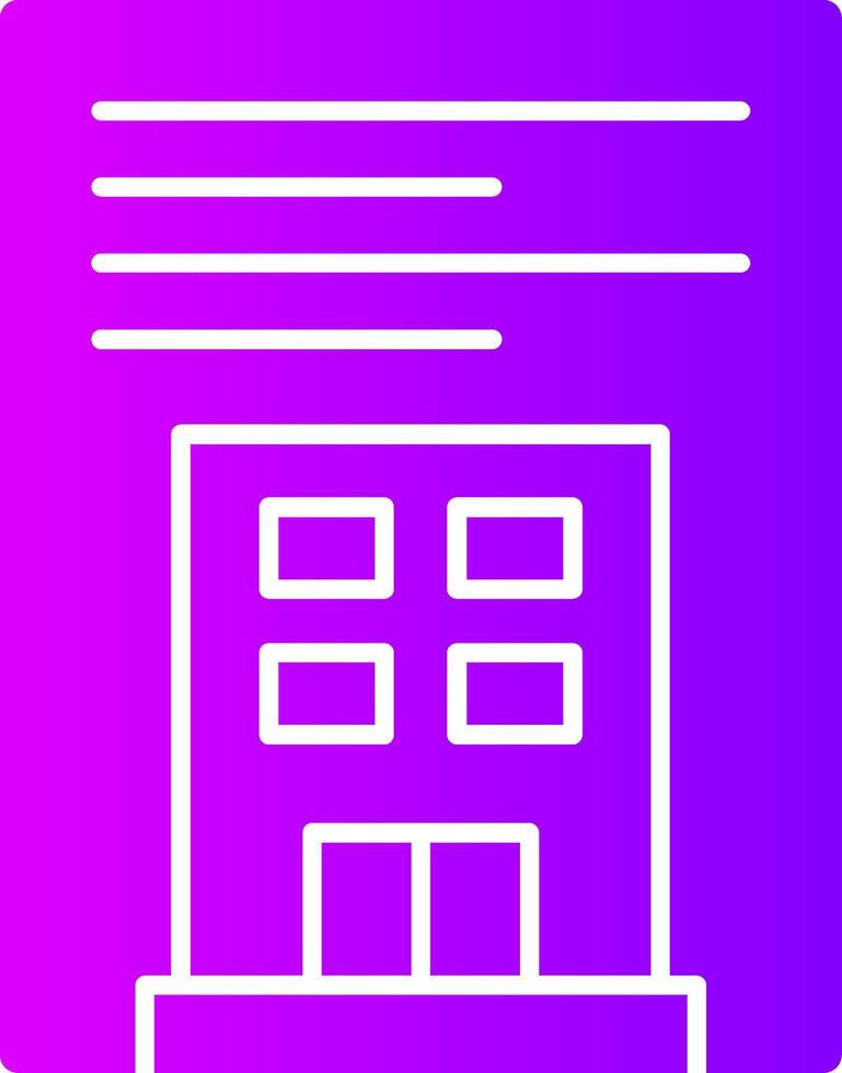 Industry Regulations Solid Multi Gradient Icon vector