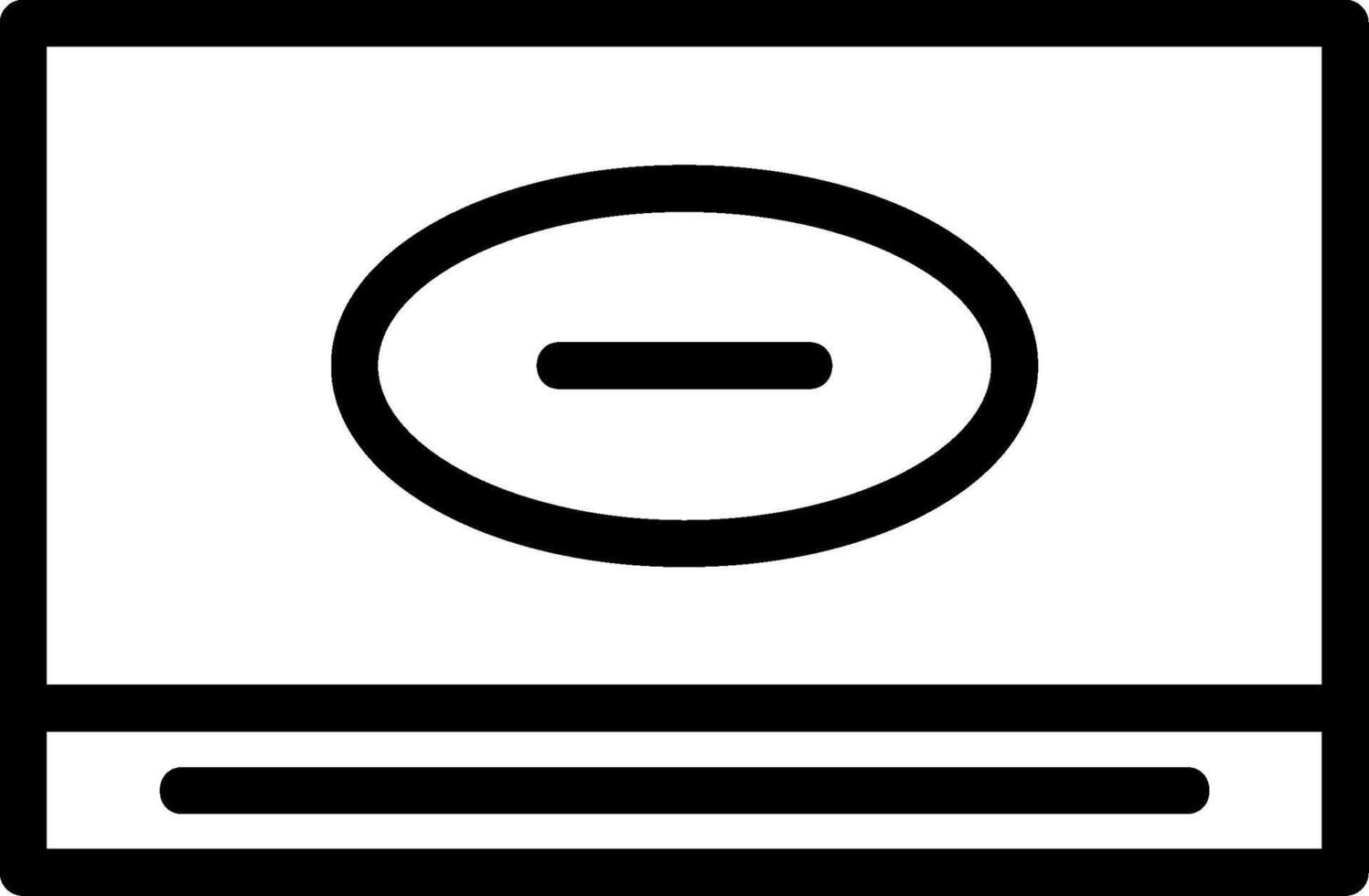 Business Card Line Icon vector