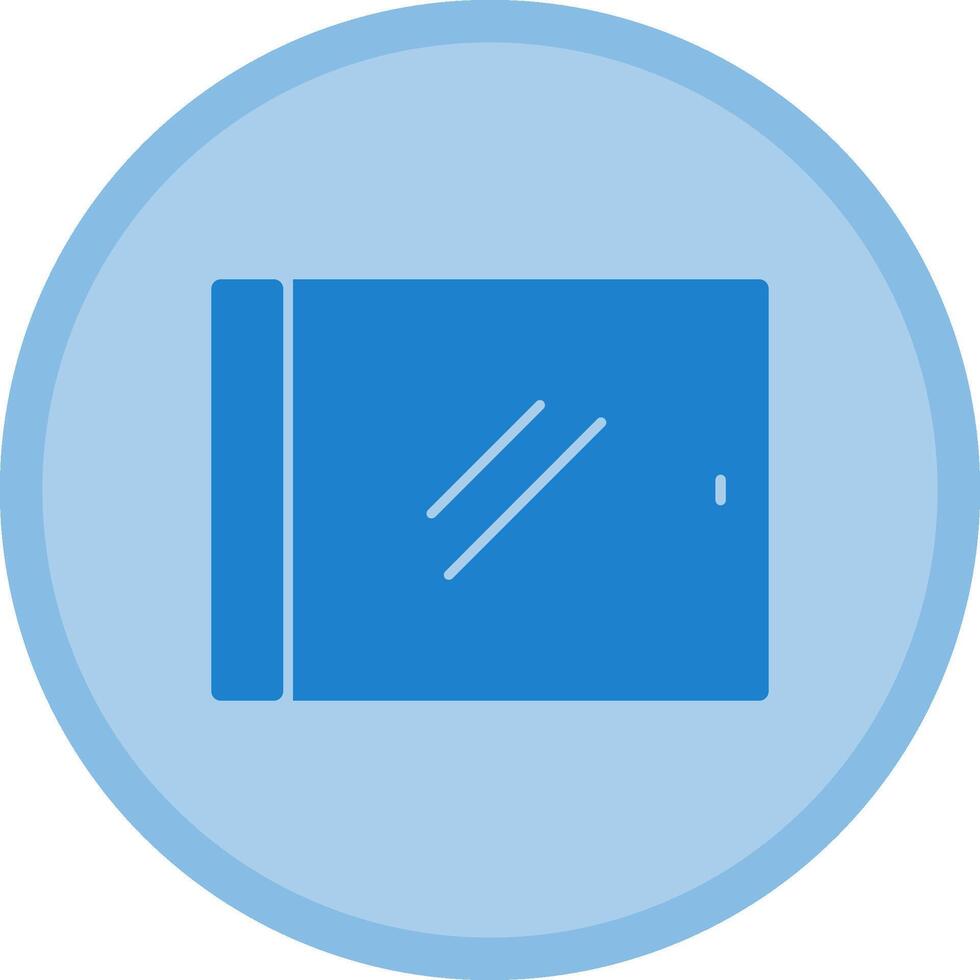 Tablet Multicolor Circle Icon vector