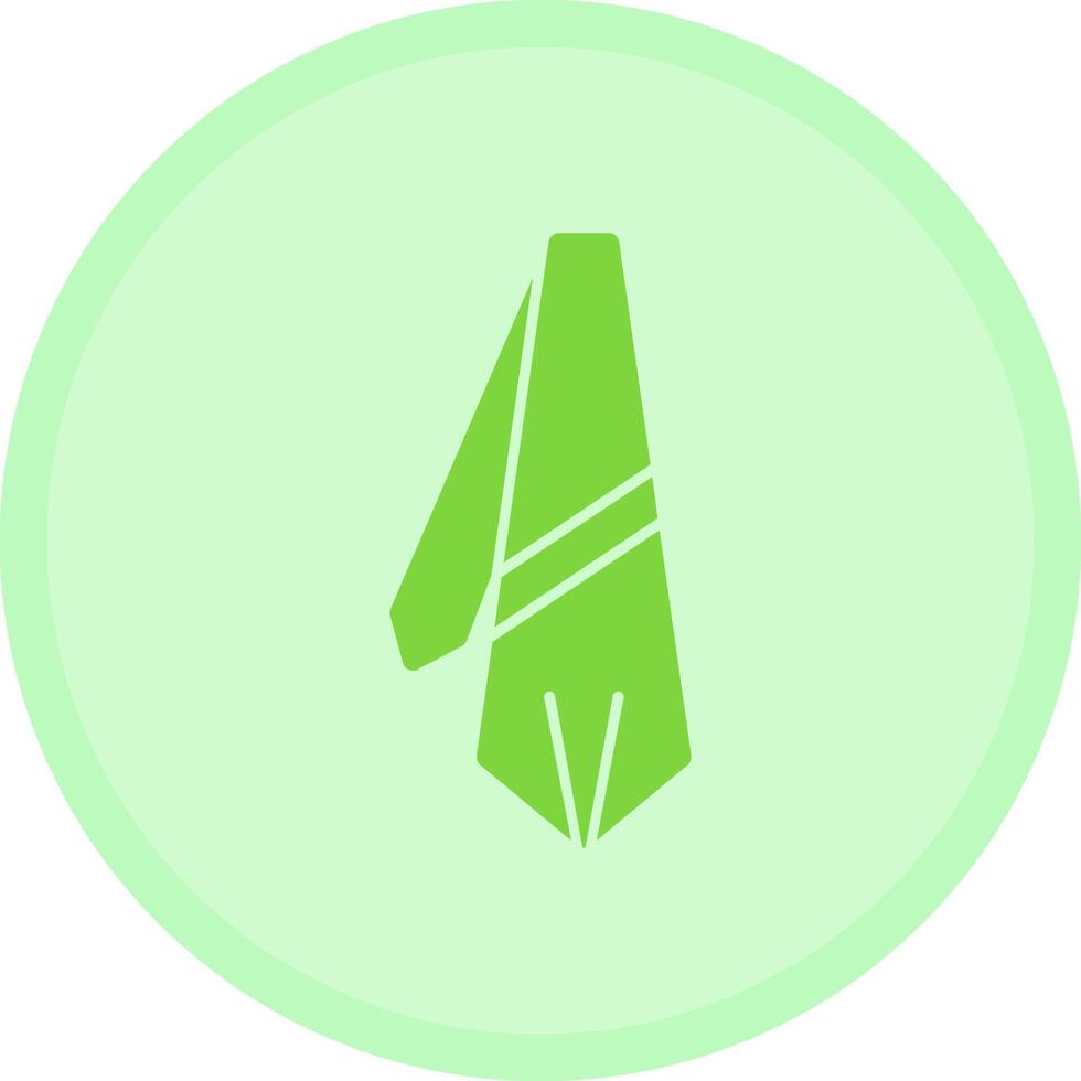 Tie Multicolor Circle Icon vector