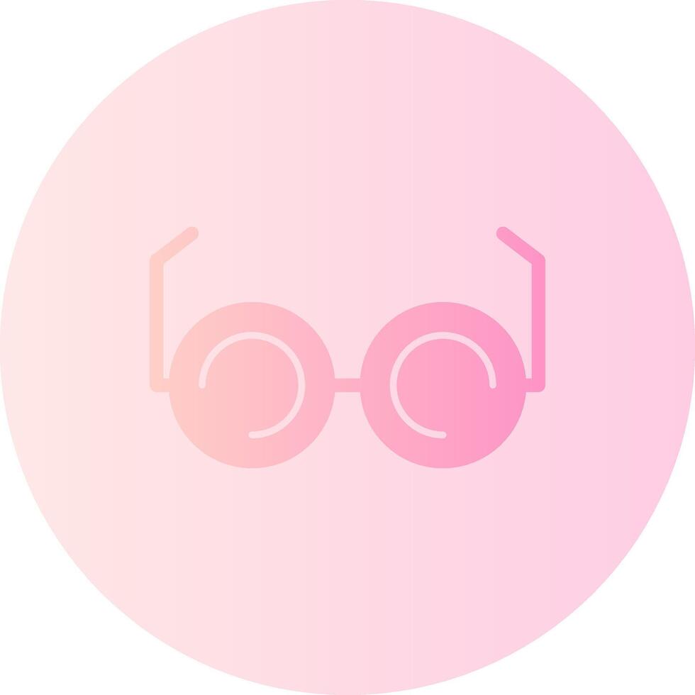 lentes degradado circulo icono vector