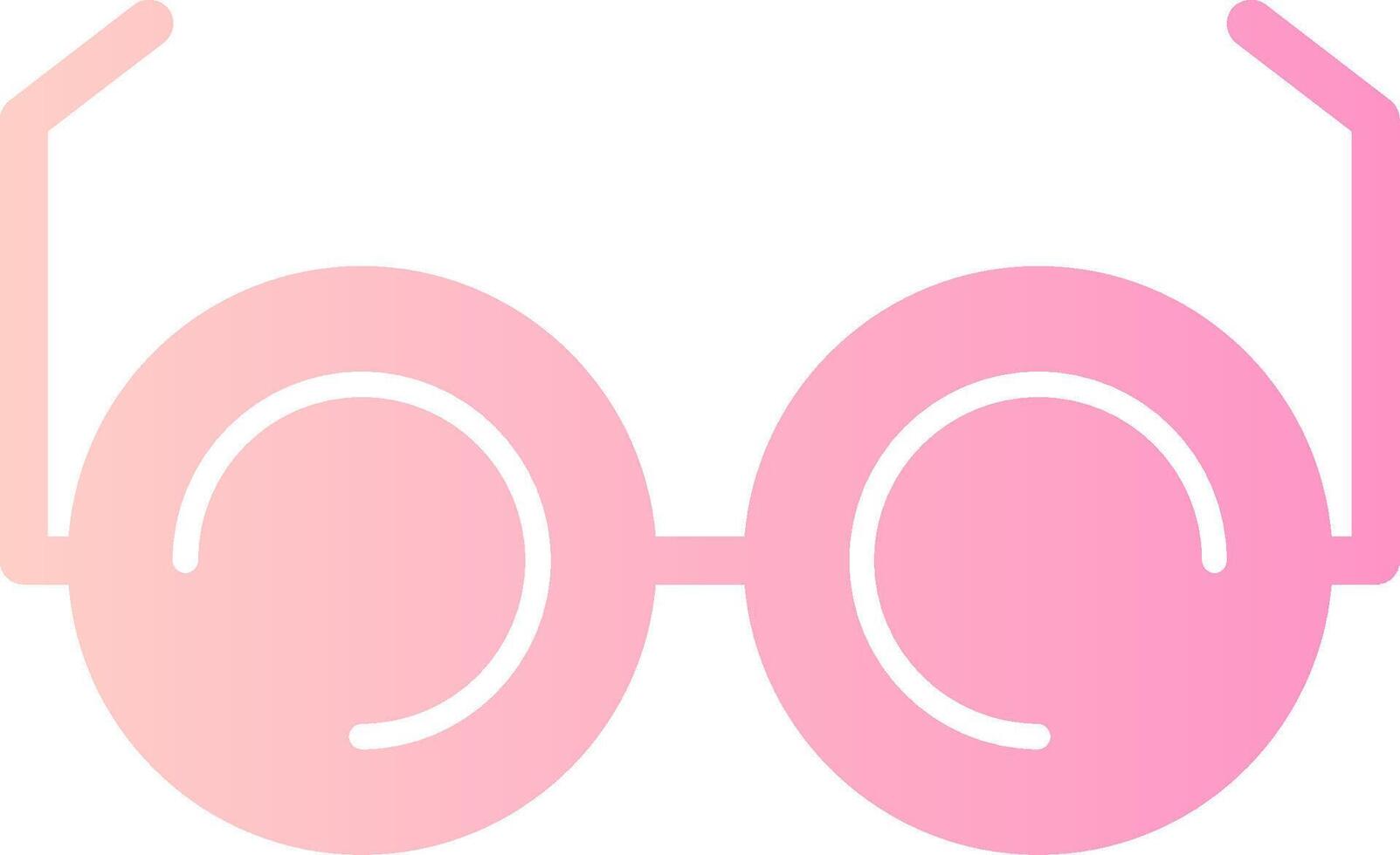 lentes sólido multi degradado icono vector