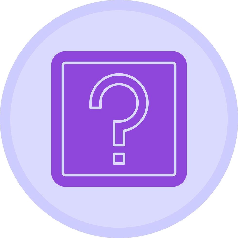 Question Mark Multicolor Circle Icon vector