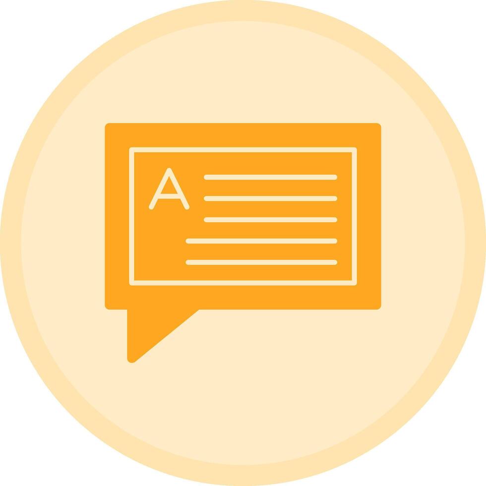 Answer Multicolor Circle Icon vector