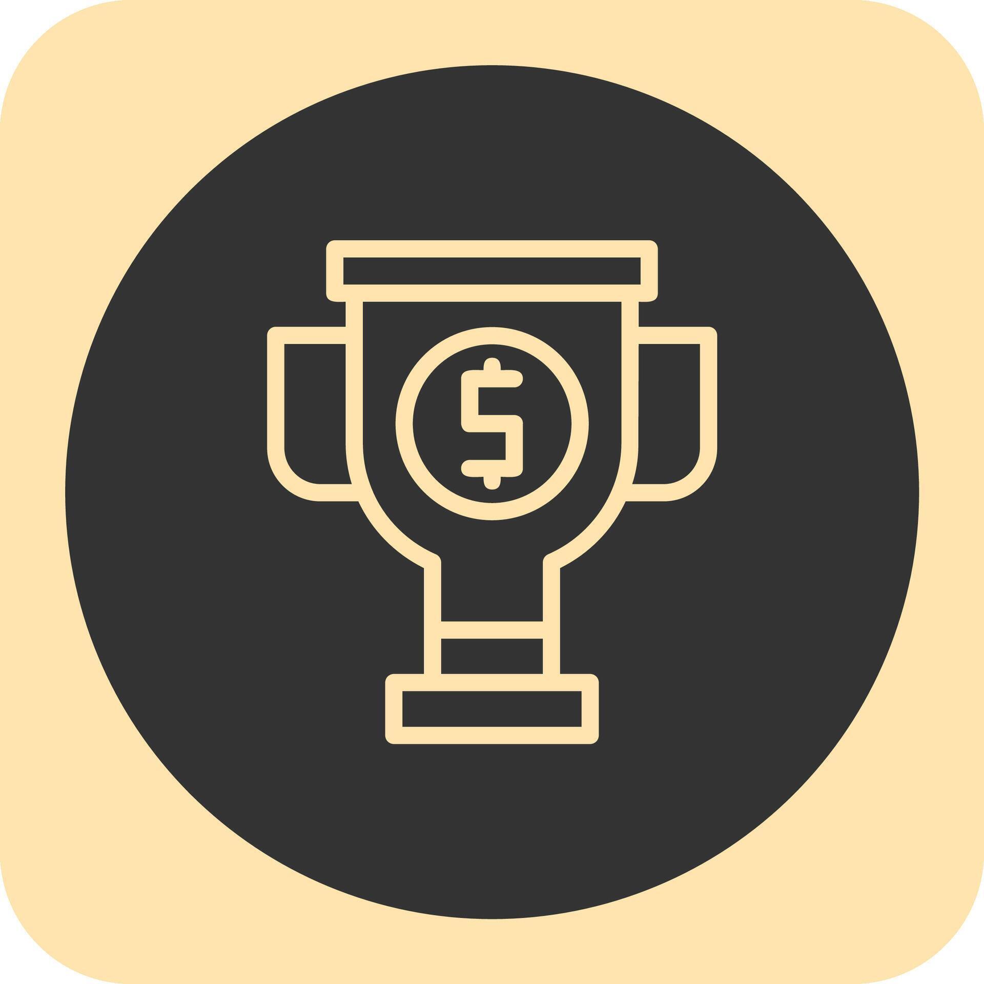 Trophy Linear Round Icon 40948430 Vector Art at Vecteezy