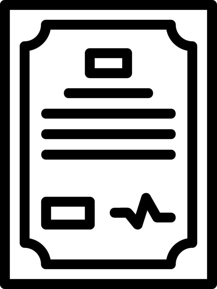 Agreement Line Icon vector