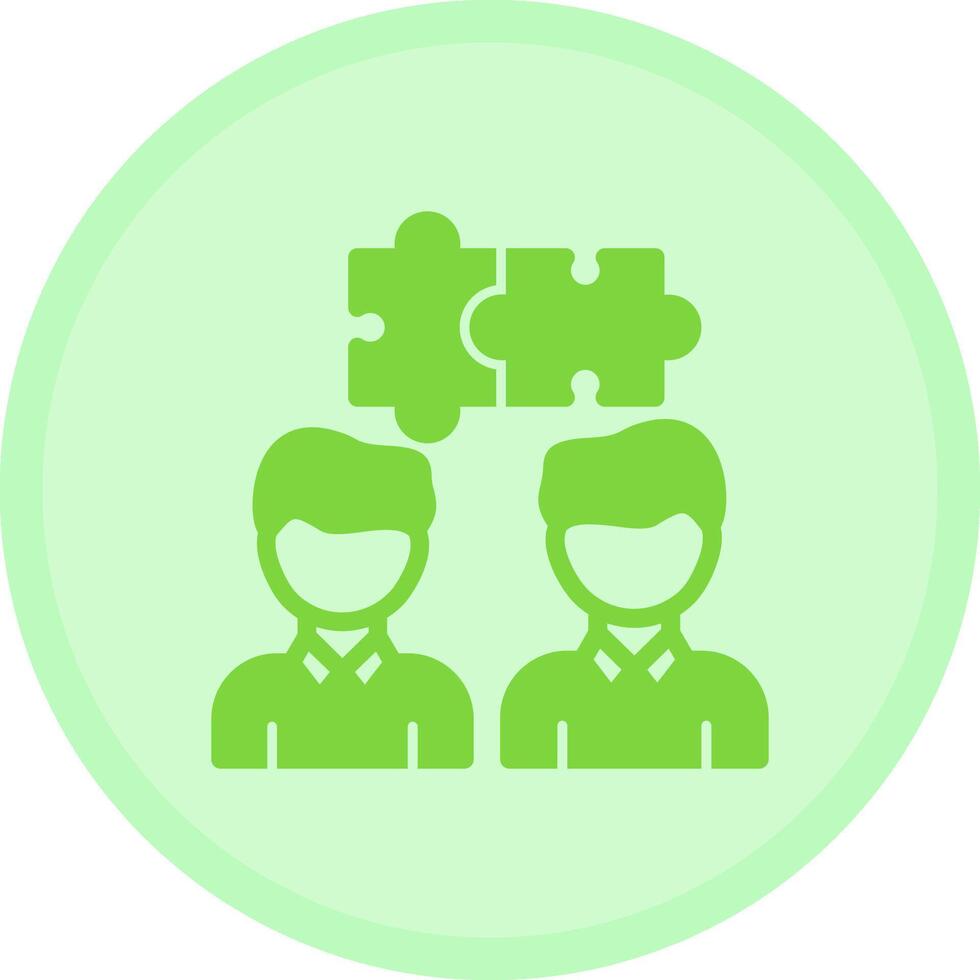 Team Building Multicolor Circle Icon vector