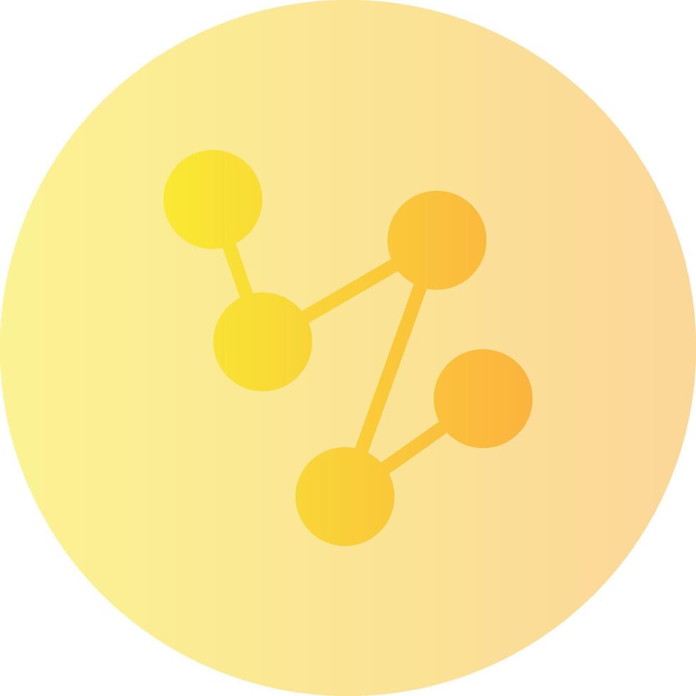 Connection Gradient Circle Icon vector