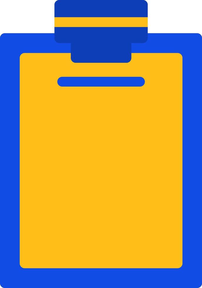 Clipboard Flat Two color Icon vector