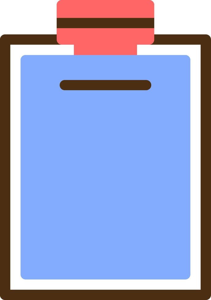 Clipboard Color Filled Icon vector