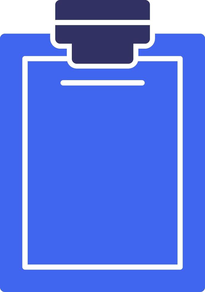 Clipboard Solid Two Color Icon vector