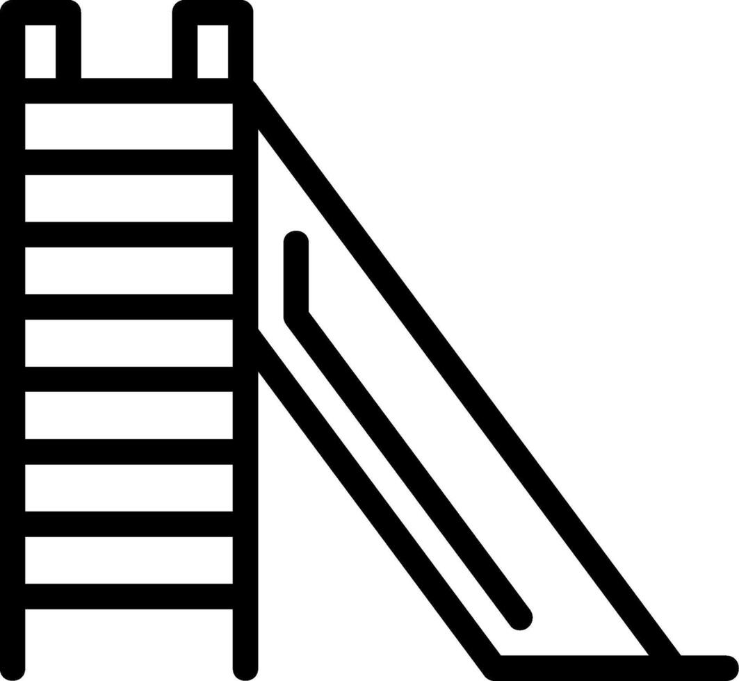 Slide Line Icon vector