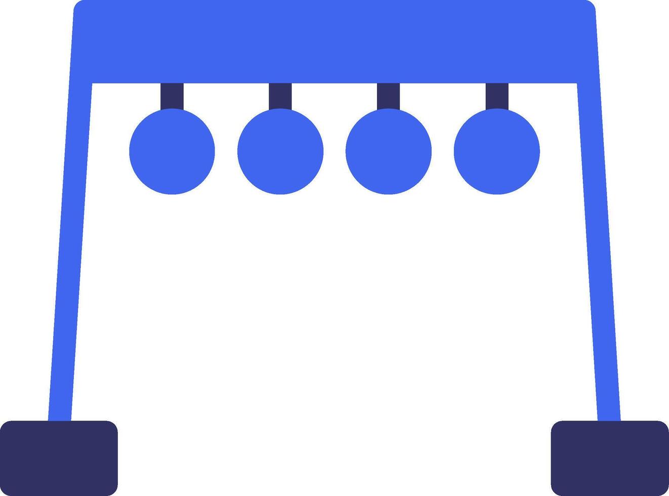 Monkey Bars Solid Two Color Icon vector