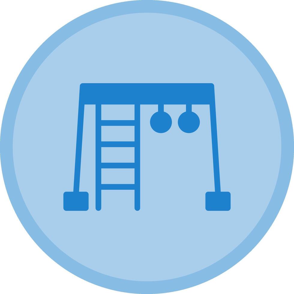 Jungle Gym Multicolor Circle Icon vector