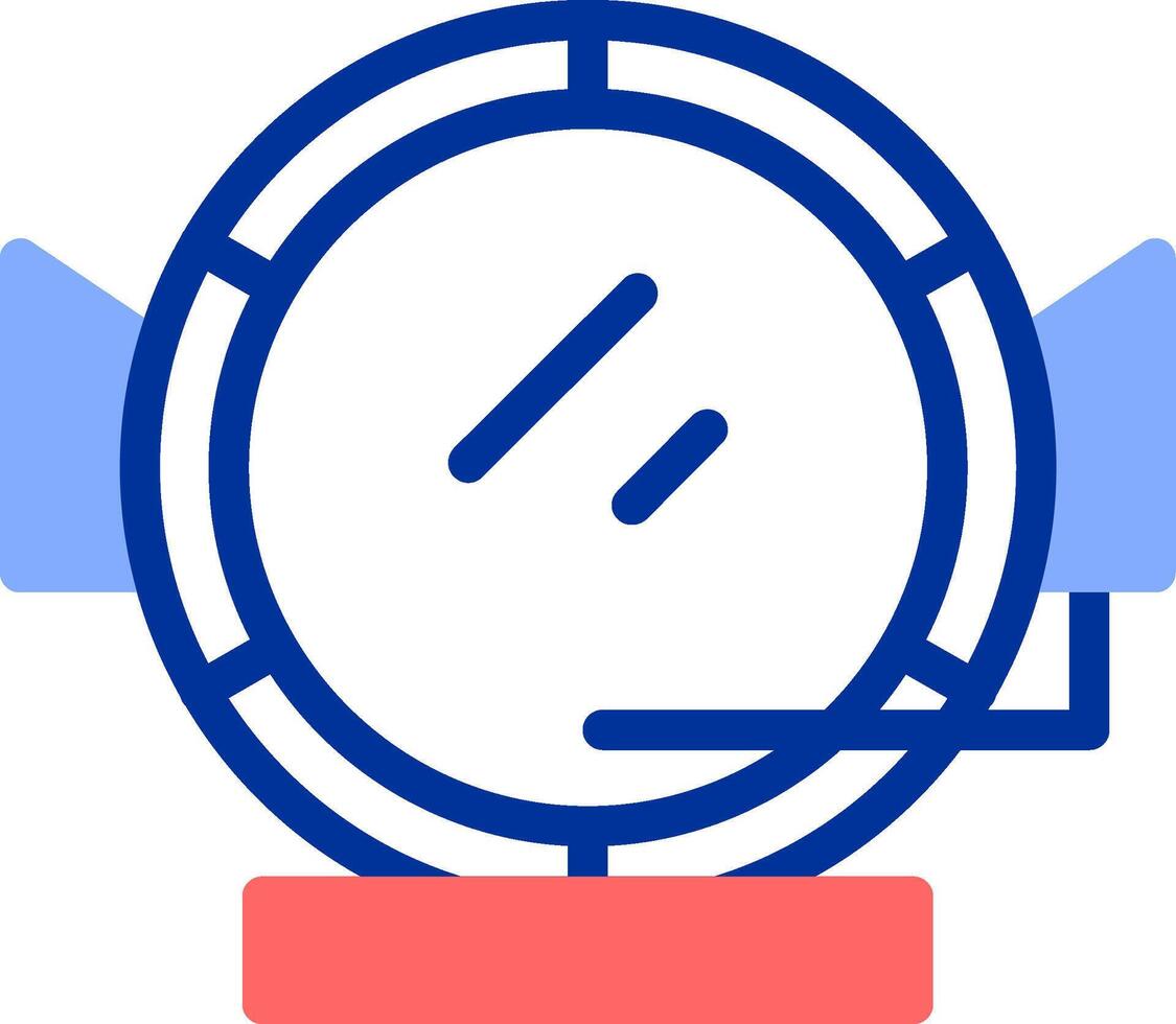 Astronaut Helmet Color Filled Icon vector