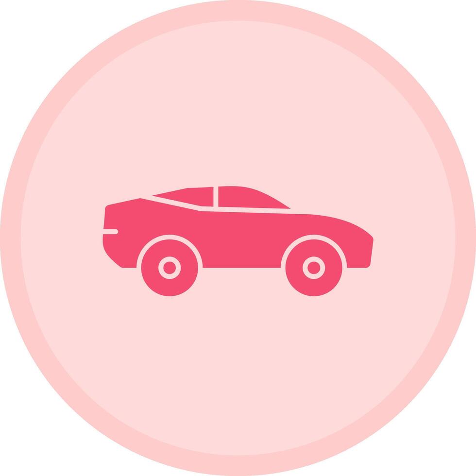 Car Multicolor Circle Icon vector