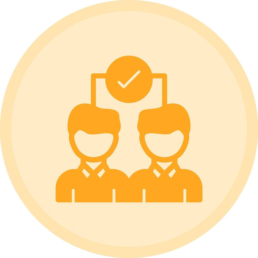 Team Multicolor Circle Icon vector