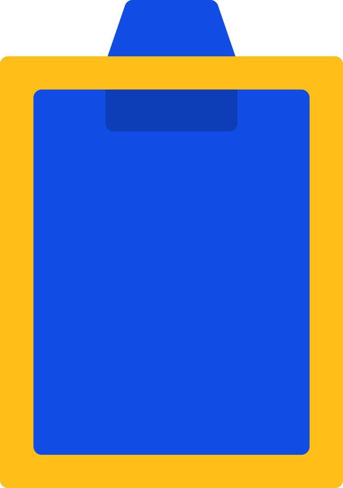 Clipboard Flat Two color Icon vector