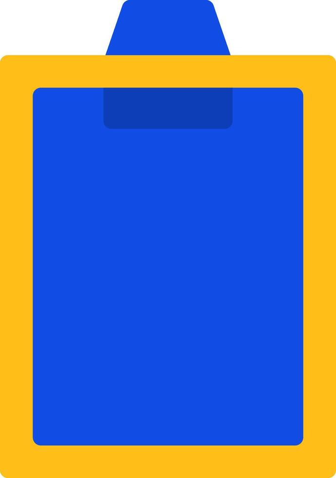 Clipboard Flat Two color Icon vector