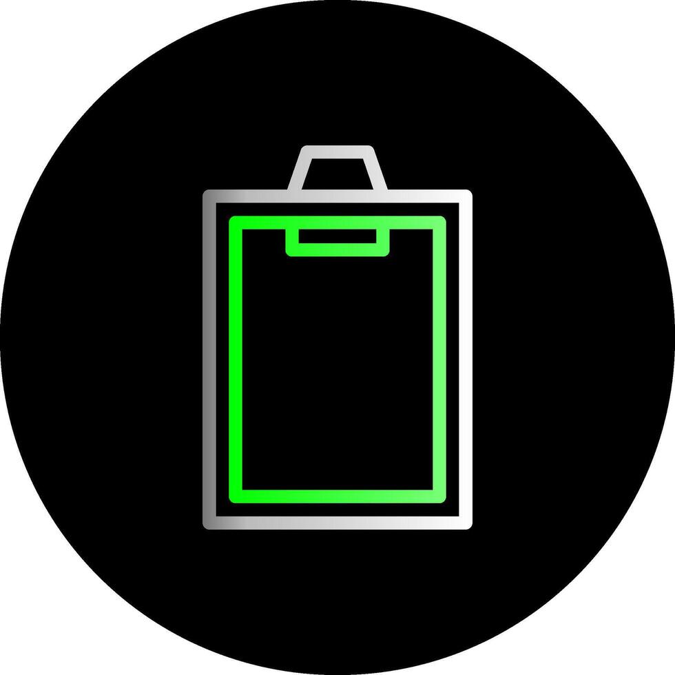 Clipboard Dual Gradient Circle Icon vector