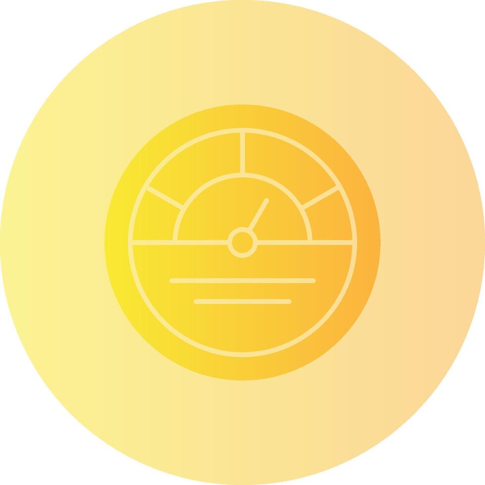 KPI Gradient Circle Icon vector