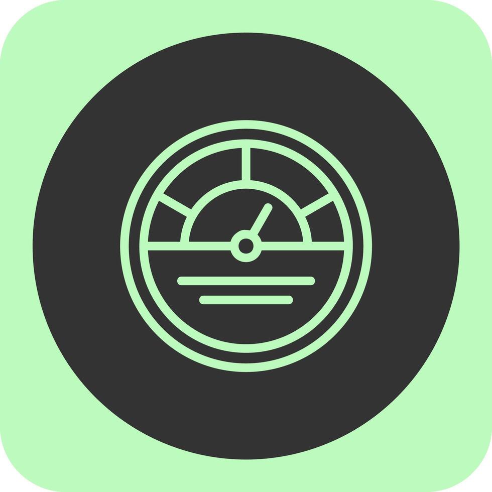 KPI Linear Round Icon vector
