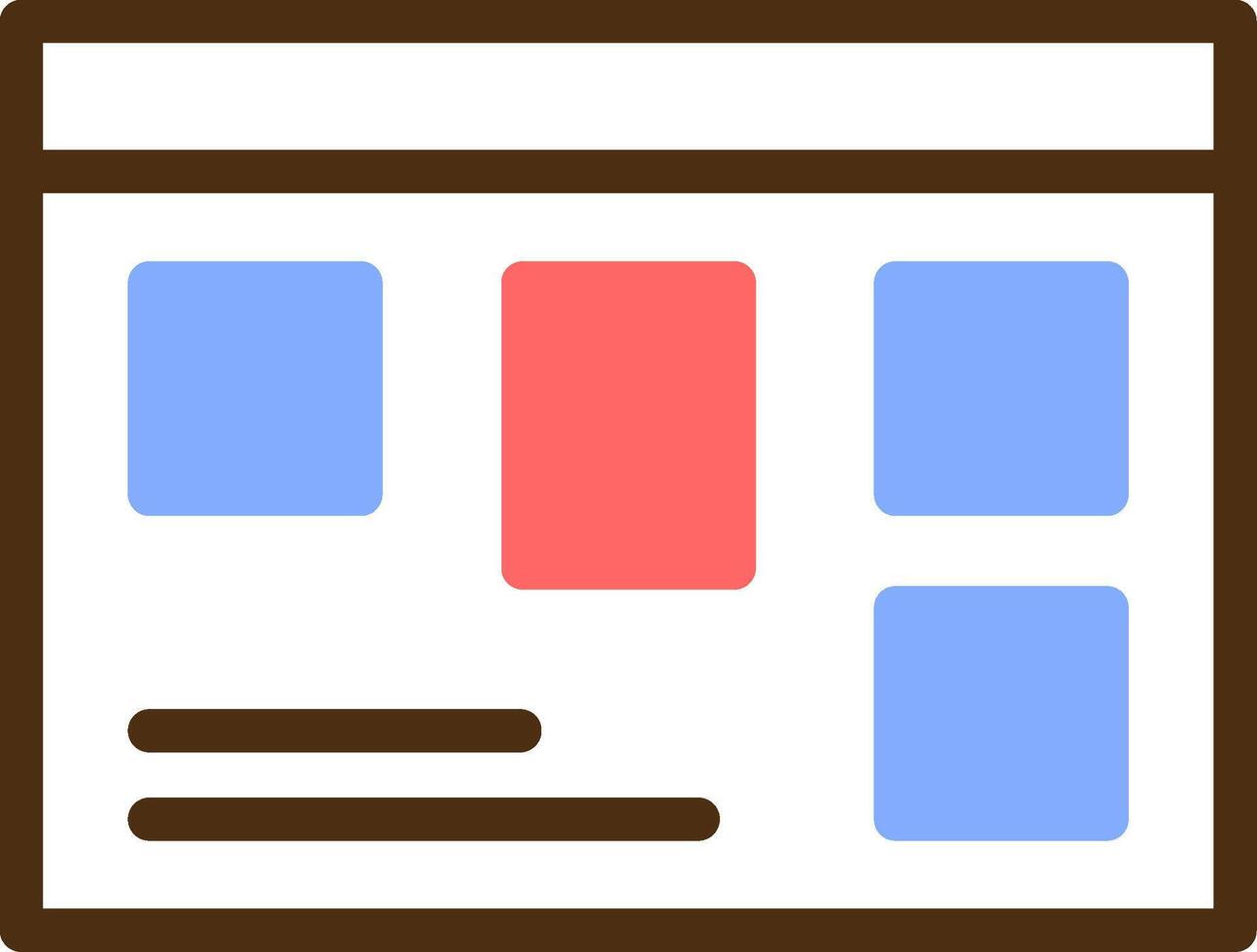 Scrum Board Color Filled Icon vector