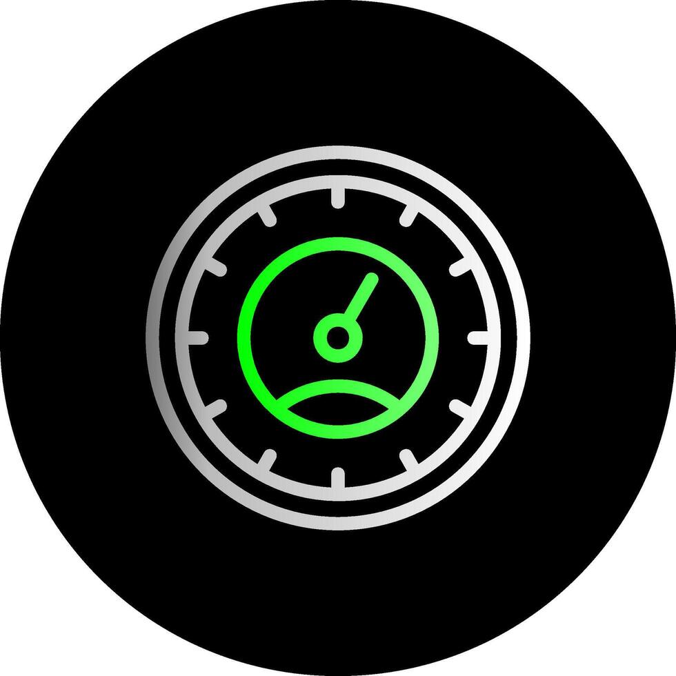 Velocity Dual Gradient Circle Icon vector