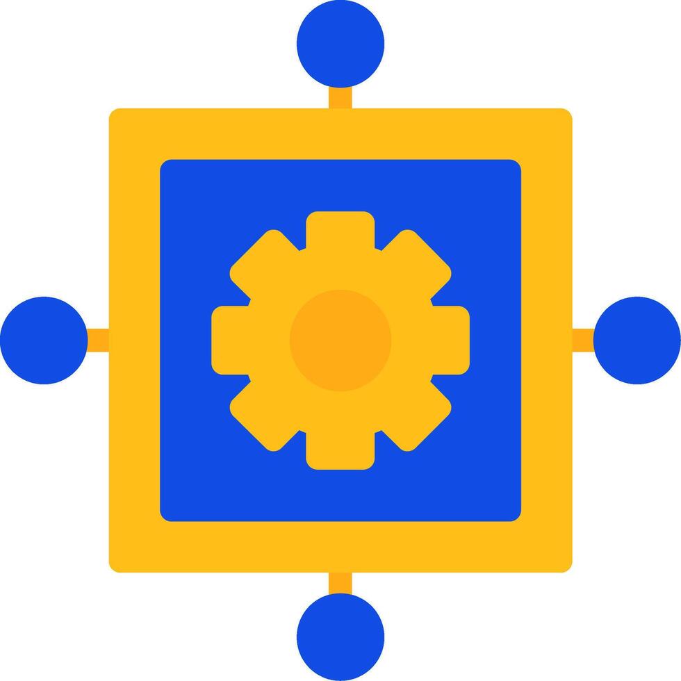 Scope Creep Flat Two color Icon vector