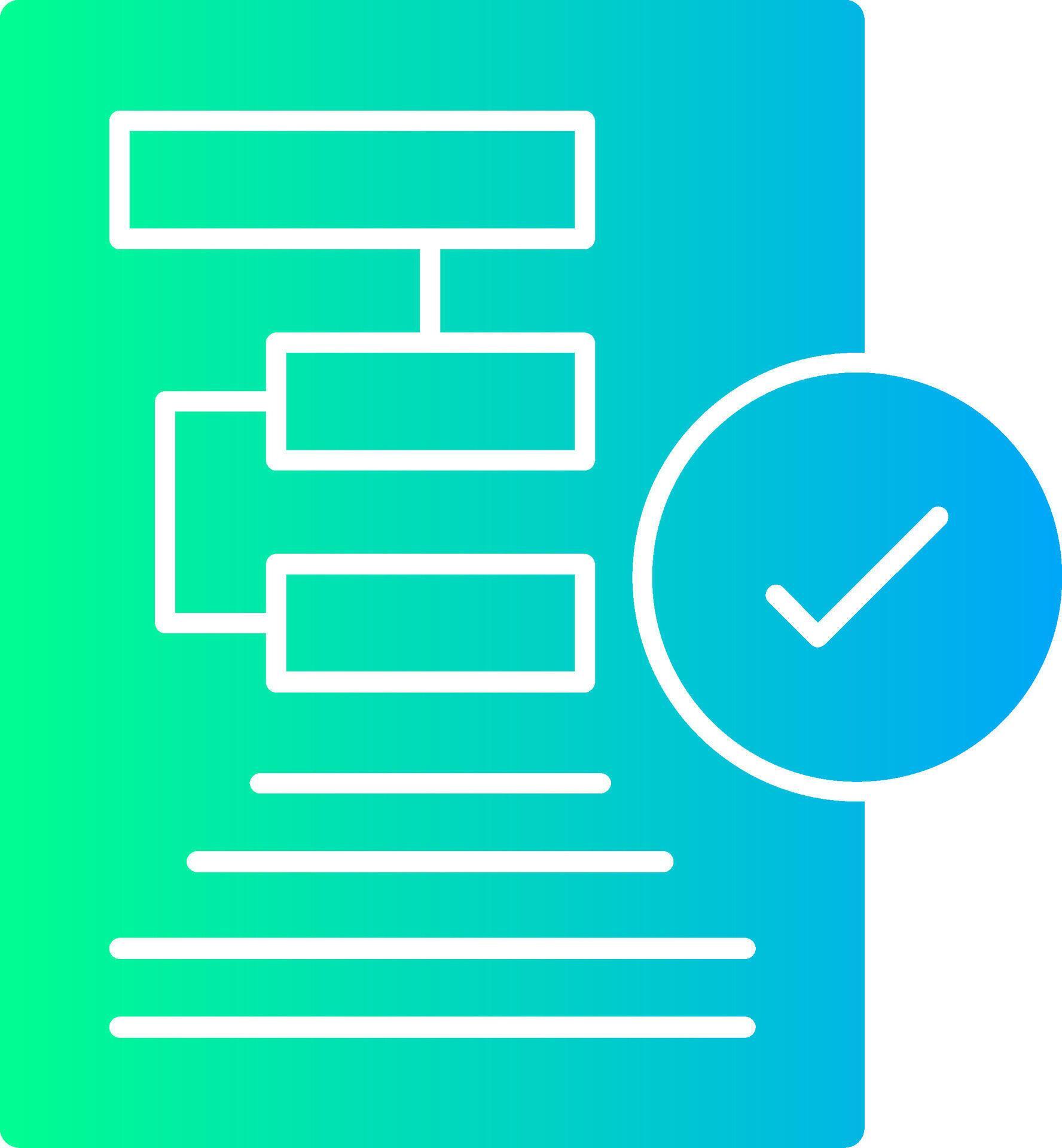 Approval Solid Multi Gradient Icon 40951237 Vector Art at Vecteezy