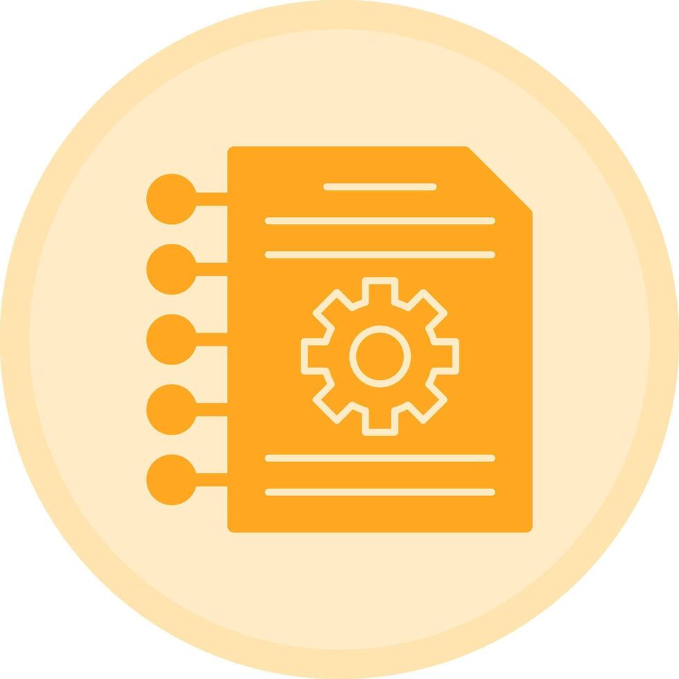 Resource Planning Multicolor Circle Icon vector