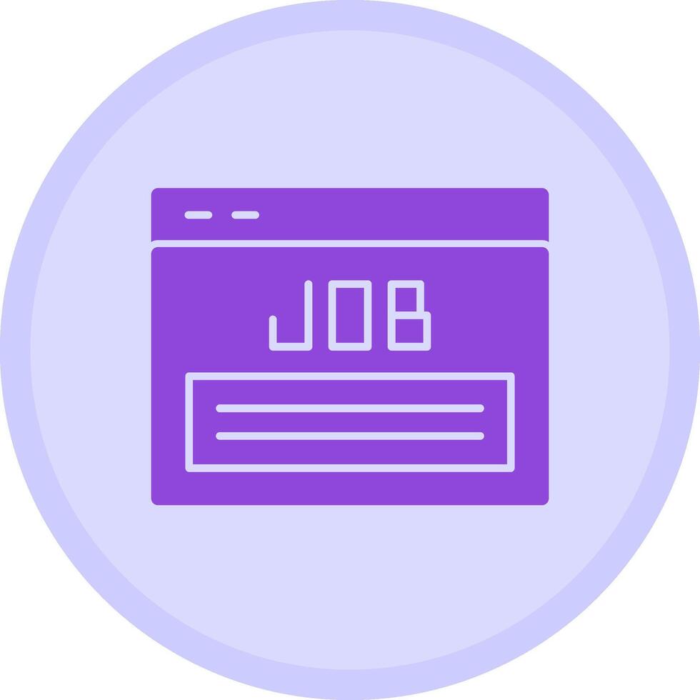 Job Listing Multicolor Circle Icon vector