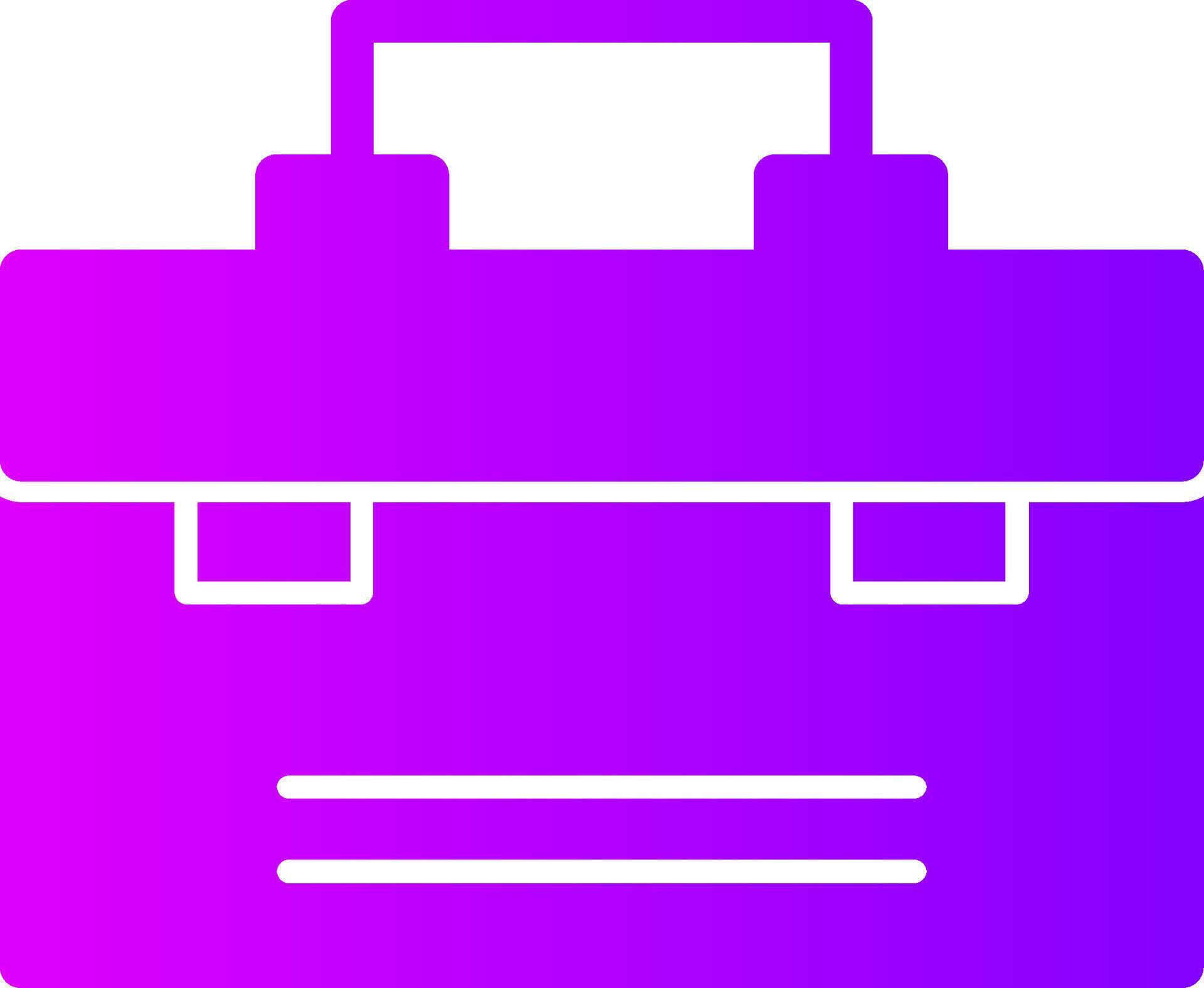 Briefcase Solid Multi Gradient Icon 40951649 Vector Art at Vecteezy