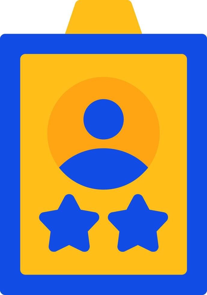 Experience Flat Two color Icon vector