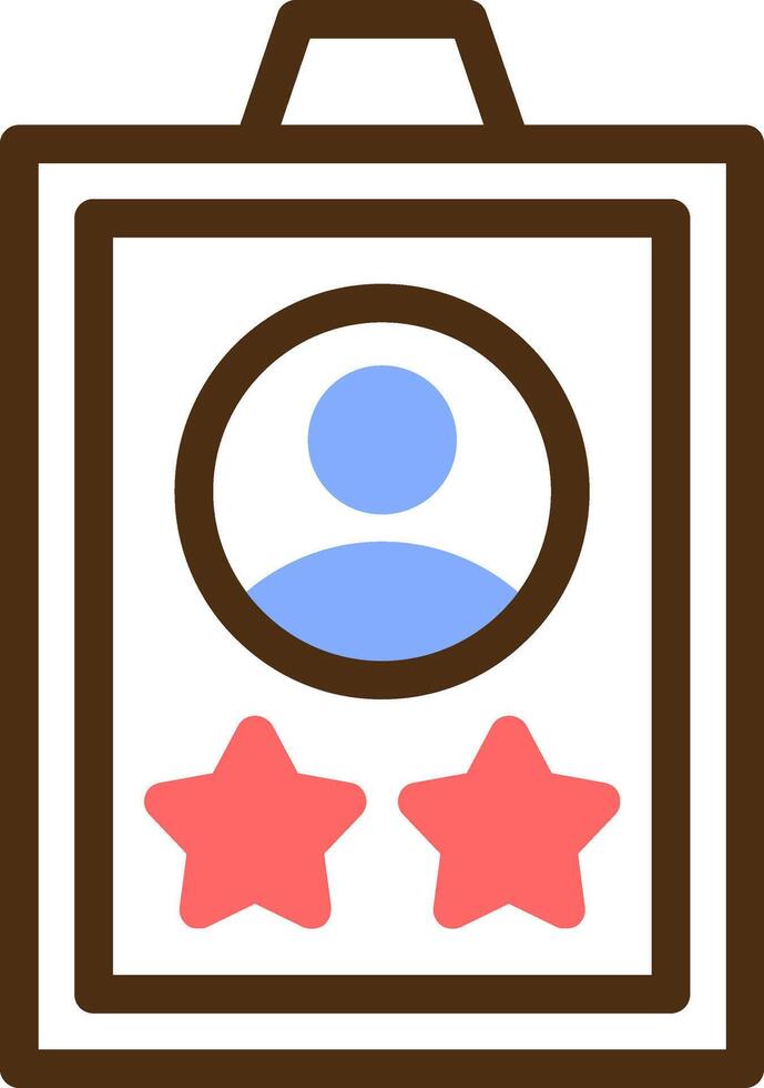 Experience Color Filled Icon vector