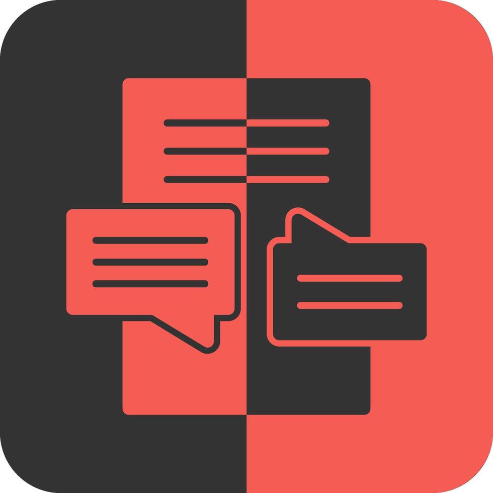 Recommendation Red Inverse Icon vector