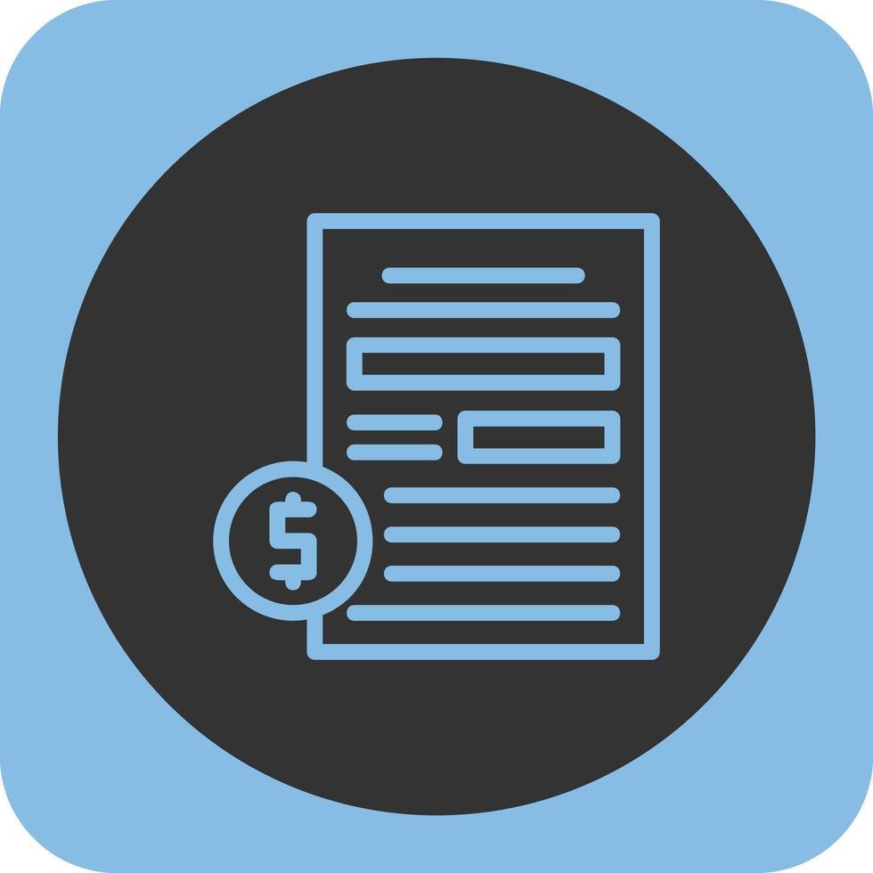 Compensation Linear Round Icon vector