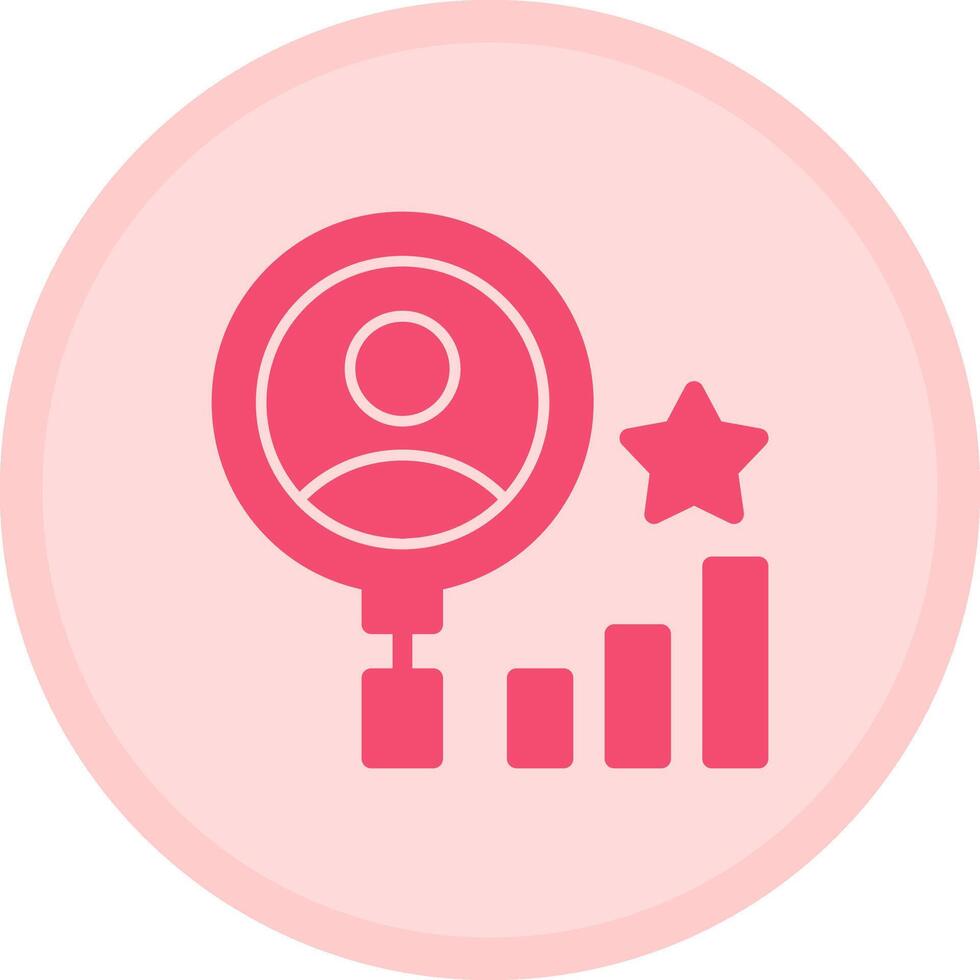 Growth Multicolor Circle Icon vector